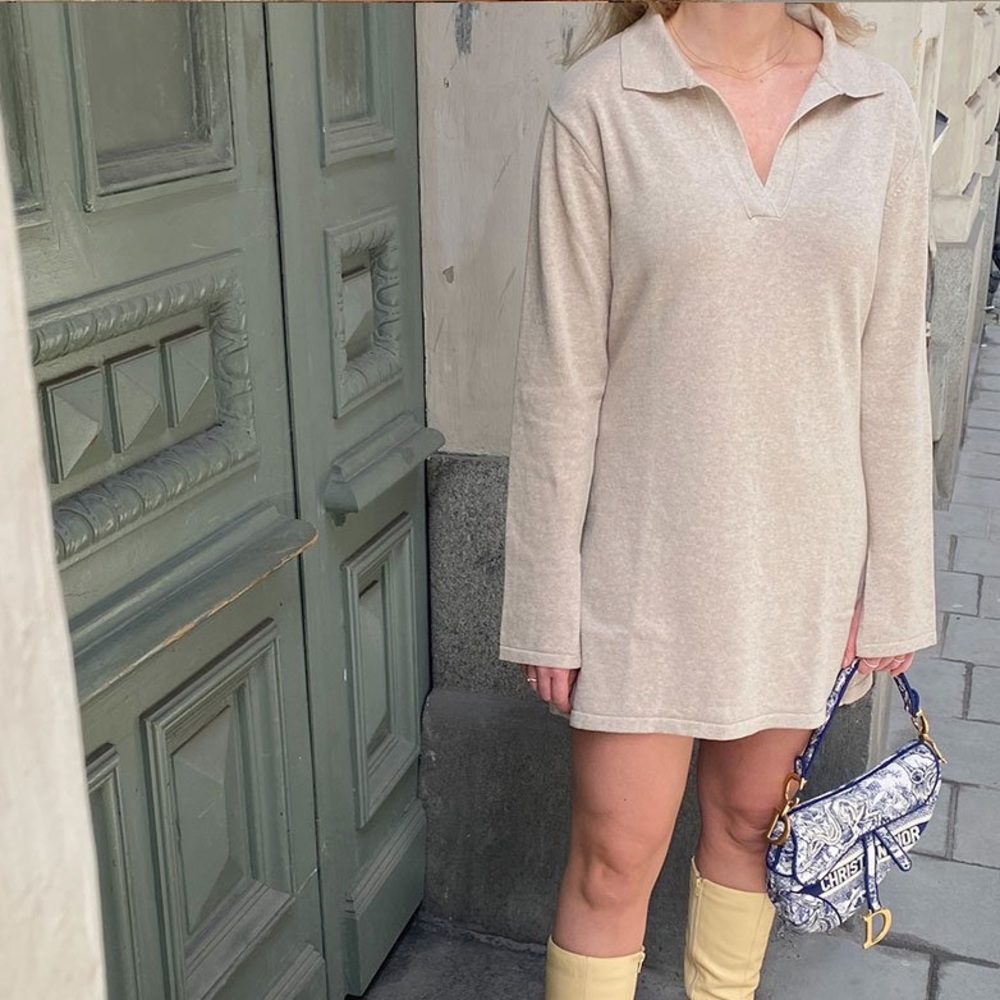 ***SOLD***Djerf Avenue Sand Getaway Dress